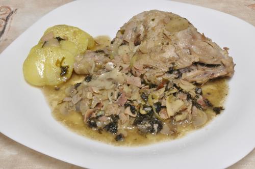 Kuře na houbách  – Snadné Řecko recept, zvládnete za 30 - 45 minut